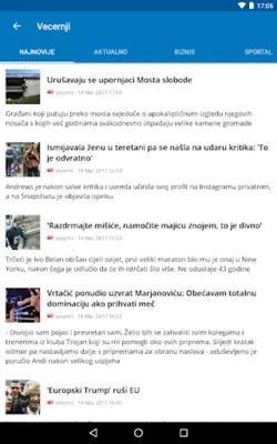 Croatia News (Hrvatska) android App screenshot 12