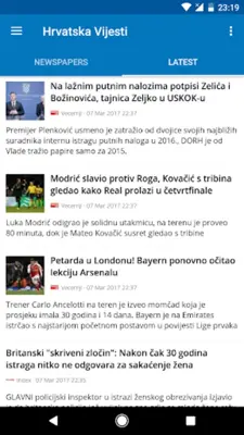 Croatia News (Hrvatska) android App screenshot 15