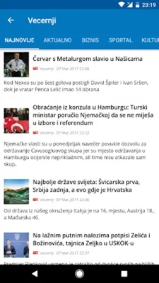 Croatia News (Hrvatska) android App screenshot 19