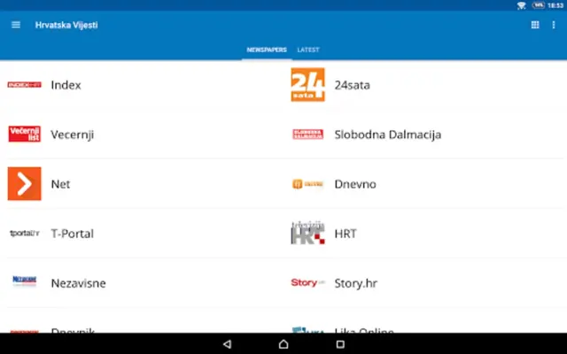 Croatia News (Hrvatska) android App screenshot 6